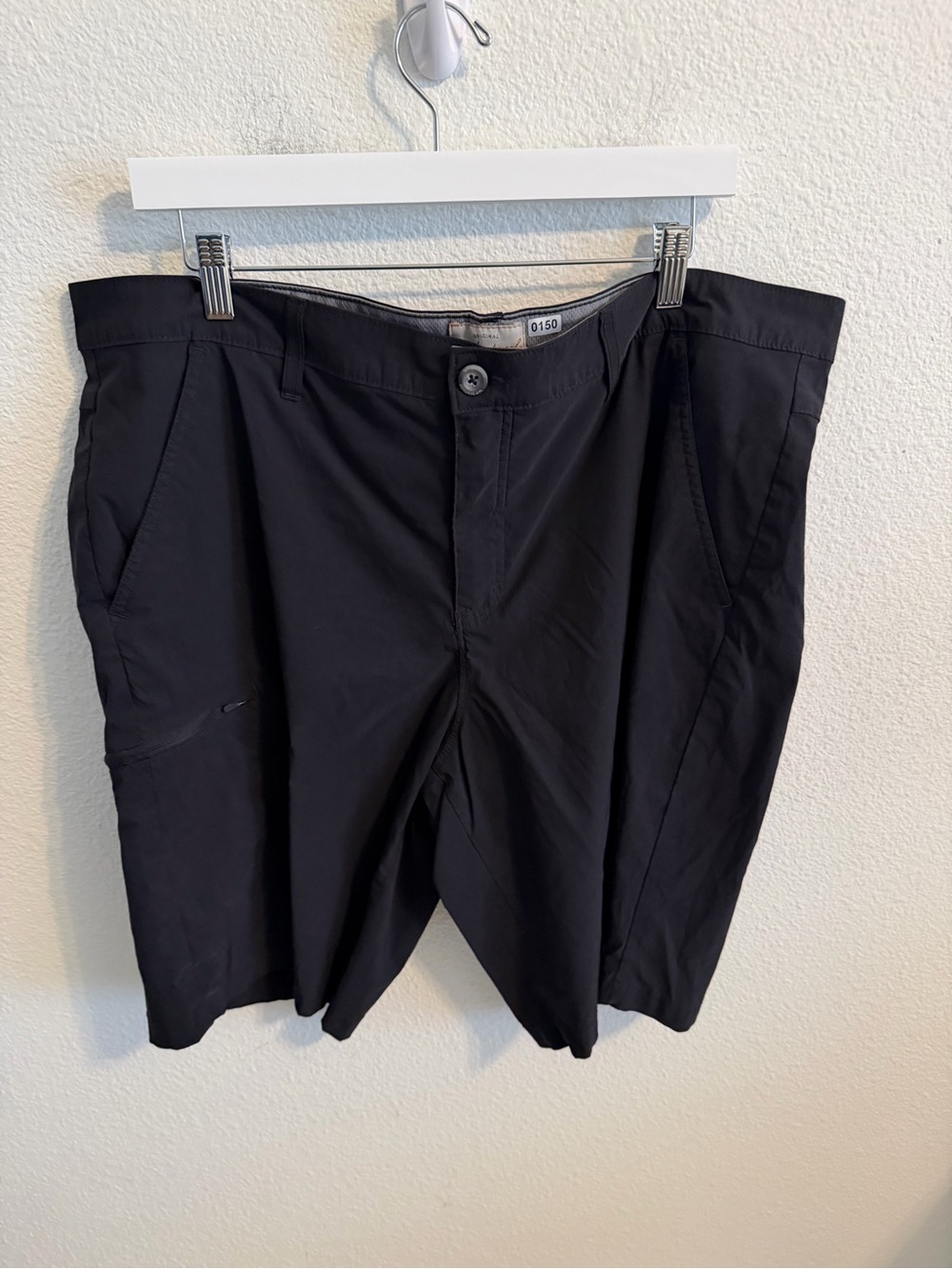 Weatherproof Black Flat-Front Men's Shorts